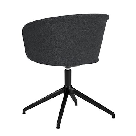 Kendo Swivel Chair 4-star Return, Graphite / Black