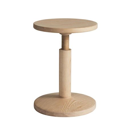 All Wood Stool Bobbin, Ash