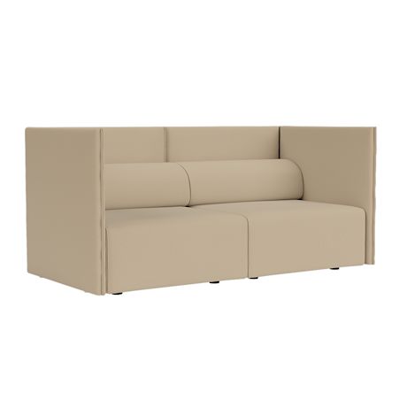 Palo Block 2-seater Sofa Medium Back, Autumn 221