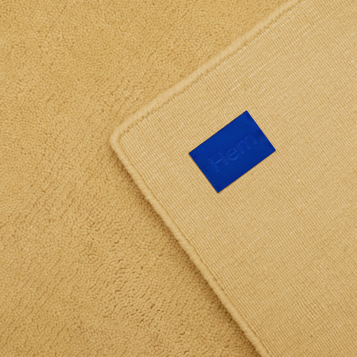 Solid Rug Large, Butter