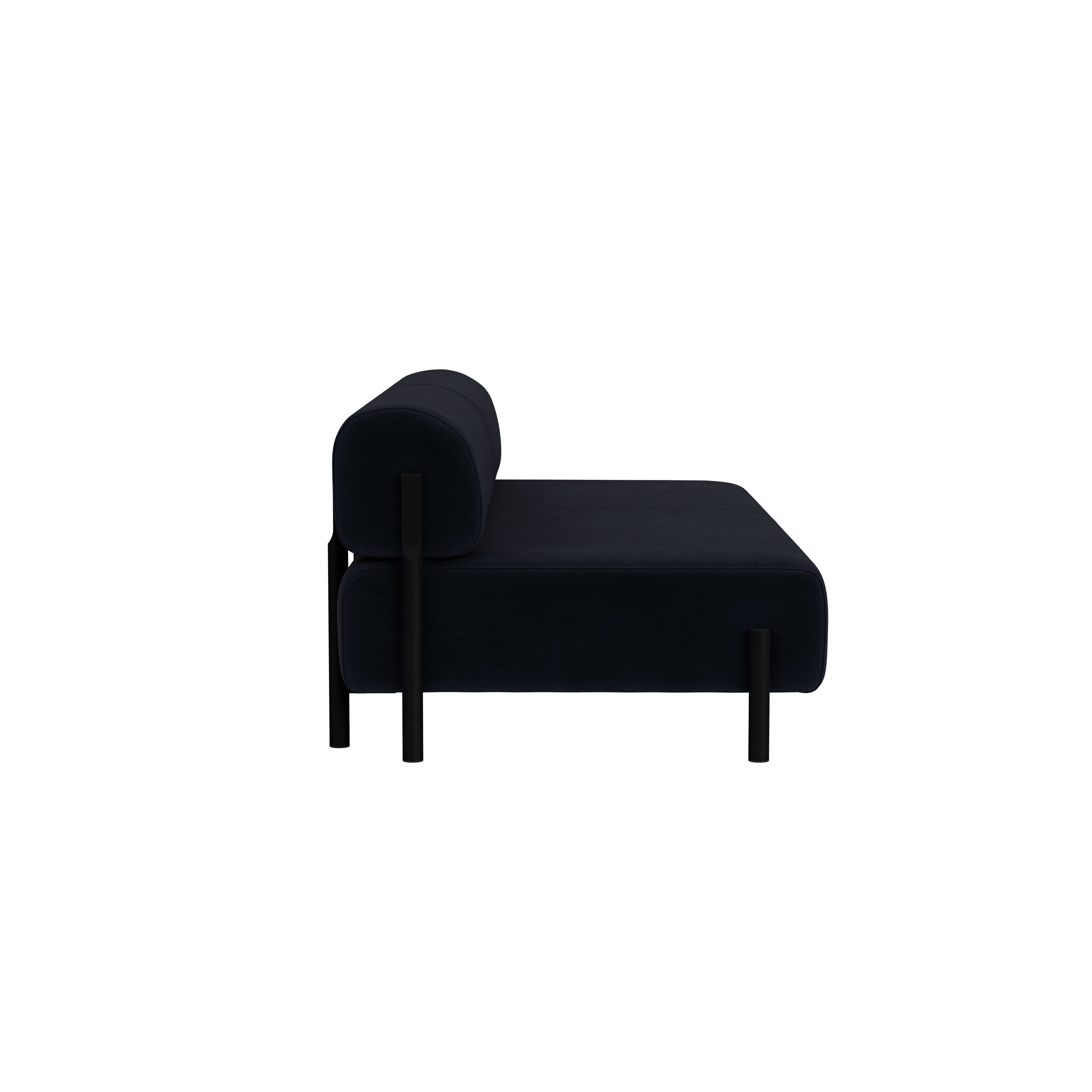 Palo 2-seater Sofa, Velluto Coex VL30/Black, Art. no. 31873 (image 3)
