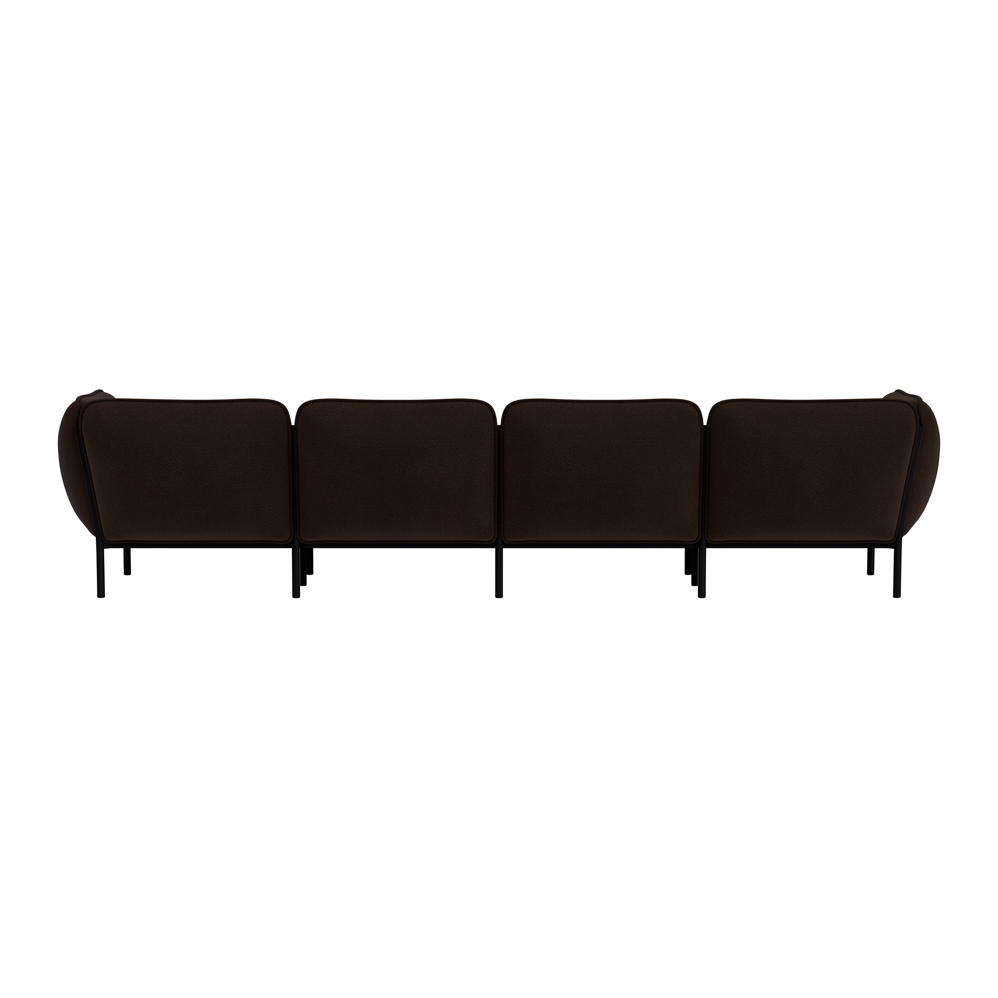 Kumo 4-seater Sofa with Armrests, Sera Rosewood, Art. no. 95542 (image 5)