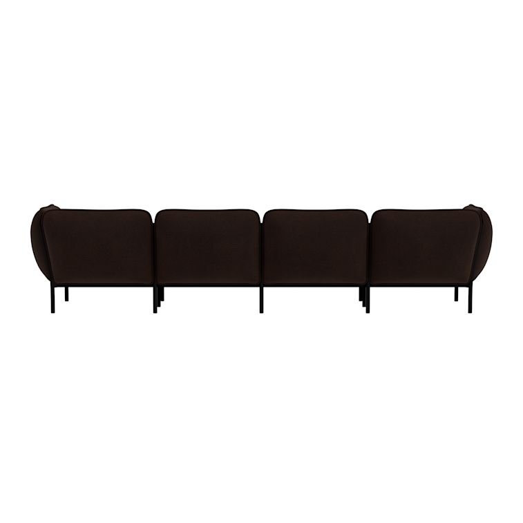 Kumo 4-seater Sofa with Armrests, Sera Rosewood, Art. no. 95542 (image 5)