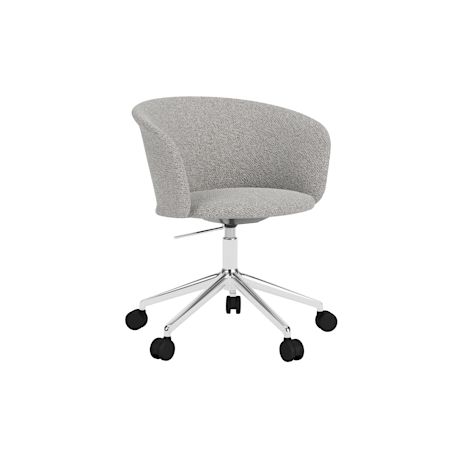 Kendo Swivel Chair 5-star Castors, Storr 612/Polished