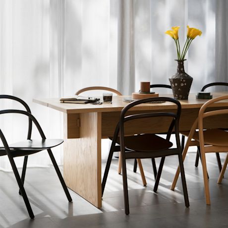 Bookmatch Table 220 cm / 86.6 in, Oak