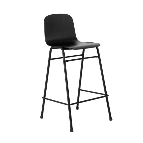 Touchwood Counter Chair, Black / Black