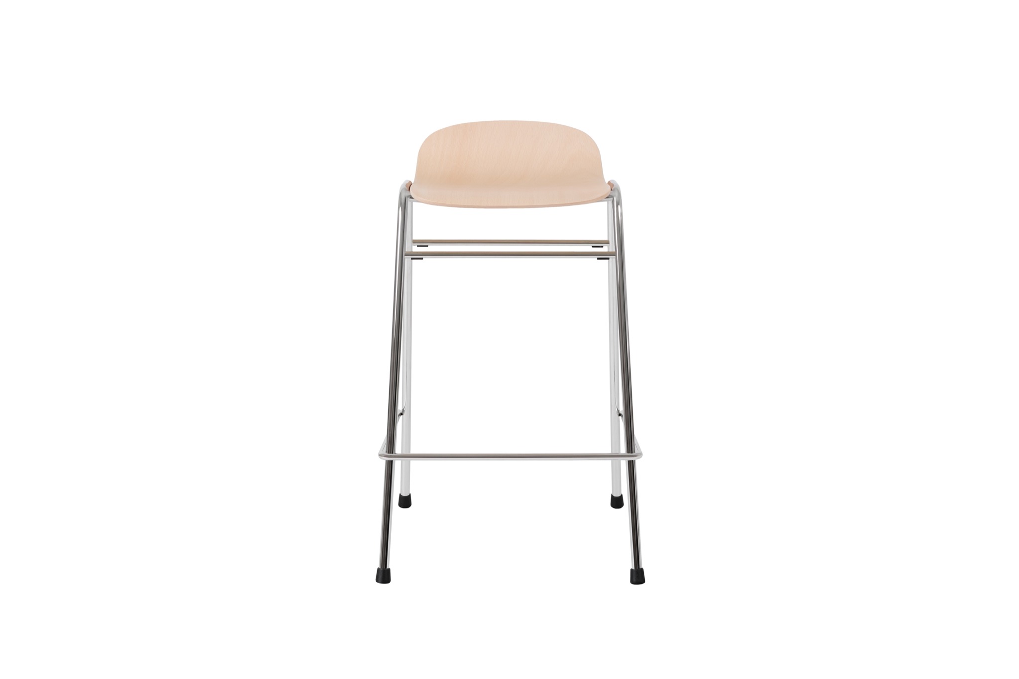 Touchwood Counter Stool, Beech / Chrome, Art. no. 20152 (image 2)