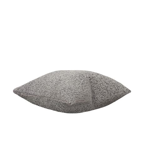 Chunky Bouclé Cushion Medium, Pebble