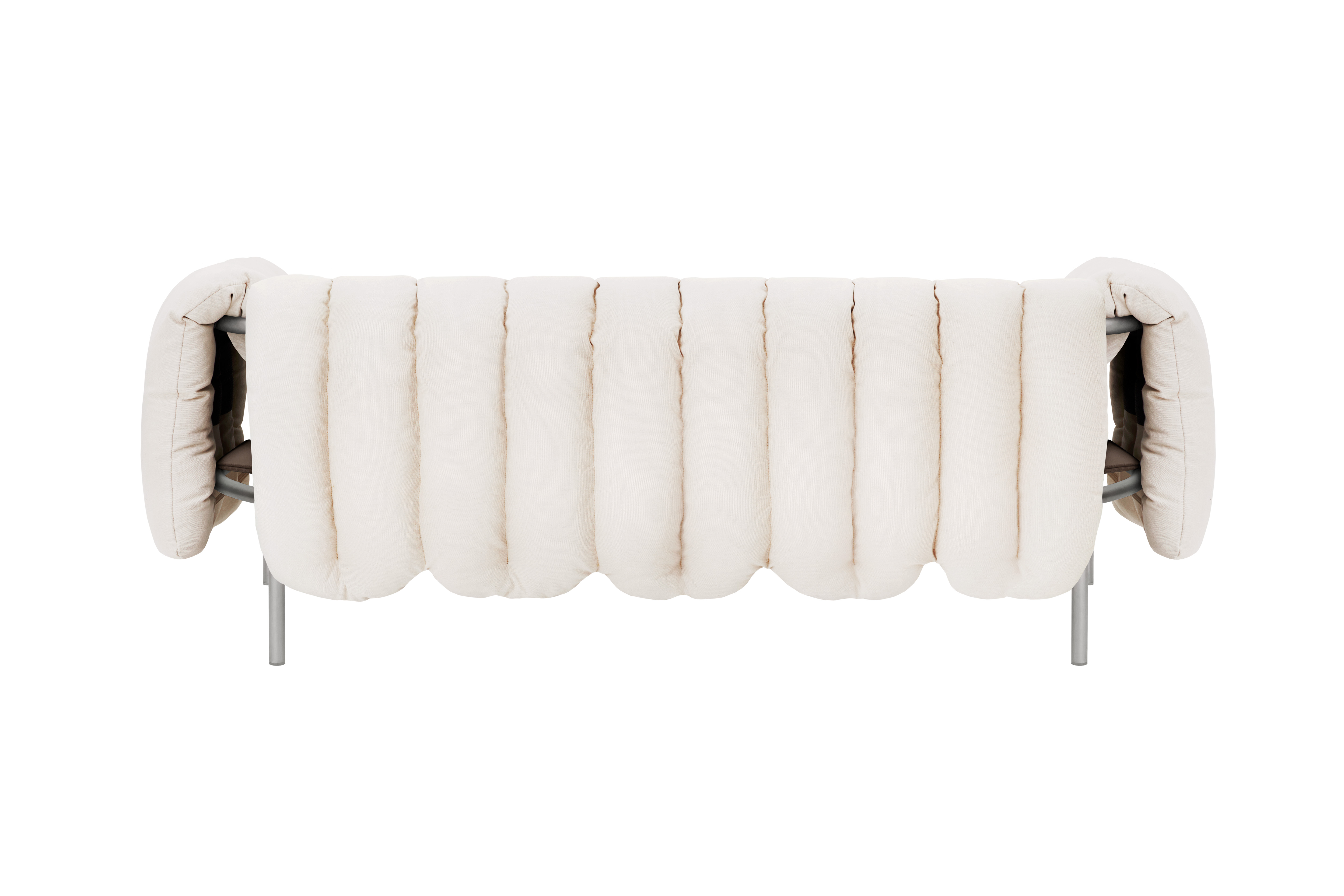 Puffy 2.5-seater Sofa, Natural / Stainless (UK), Art. no. 20732 (image 4)