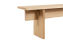 Bookmatch Bench 210 cm / 82.7 in, Oak, Art. no. 30484 (image 4)