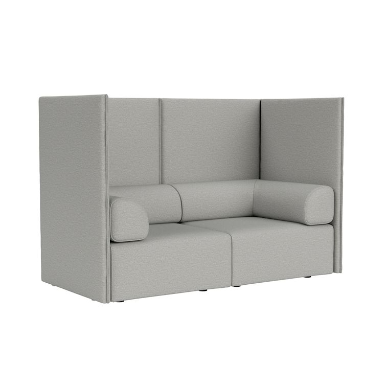 Palo Block 2-seater Sofa High Back with Armrests, Amdal 130 (UK), Art. no. 94635 (image 1)