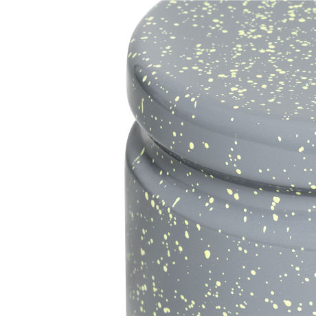 Last Stool, Grey / Lime Splatter