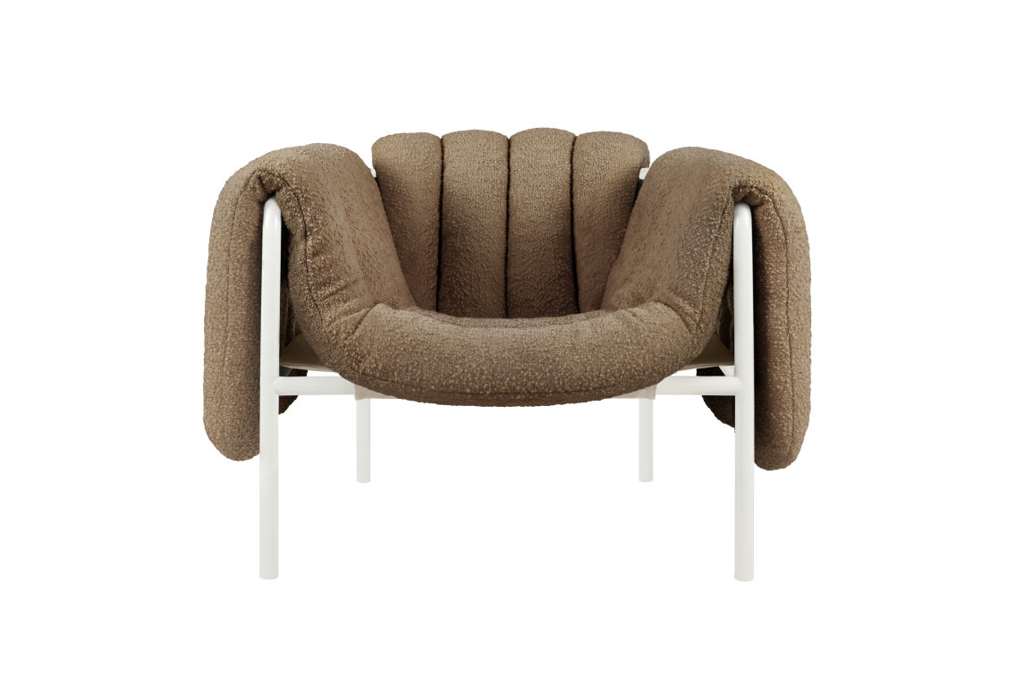 Puffy Lounge Chair, Sawdust / Cream, Art. no. 20300 (image 1)