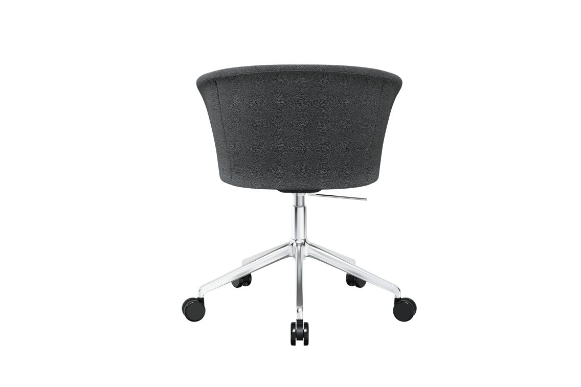 Kendo Swivel Chair 5-star Castors, Graphite / Polished (UK), Art. no. 20519 (image 4)