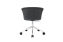 Kendo Swivel Chair 5-star Castors, Graphite / Polished, Art. no. 20215 (image 4)