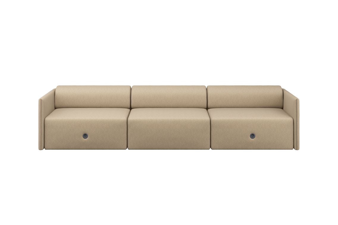 Palo Block 3-seater Sofa Low Back, Beige, Art. no. 31406 (image 4)
