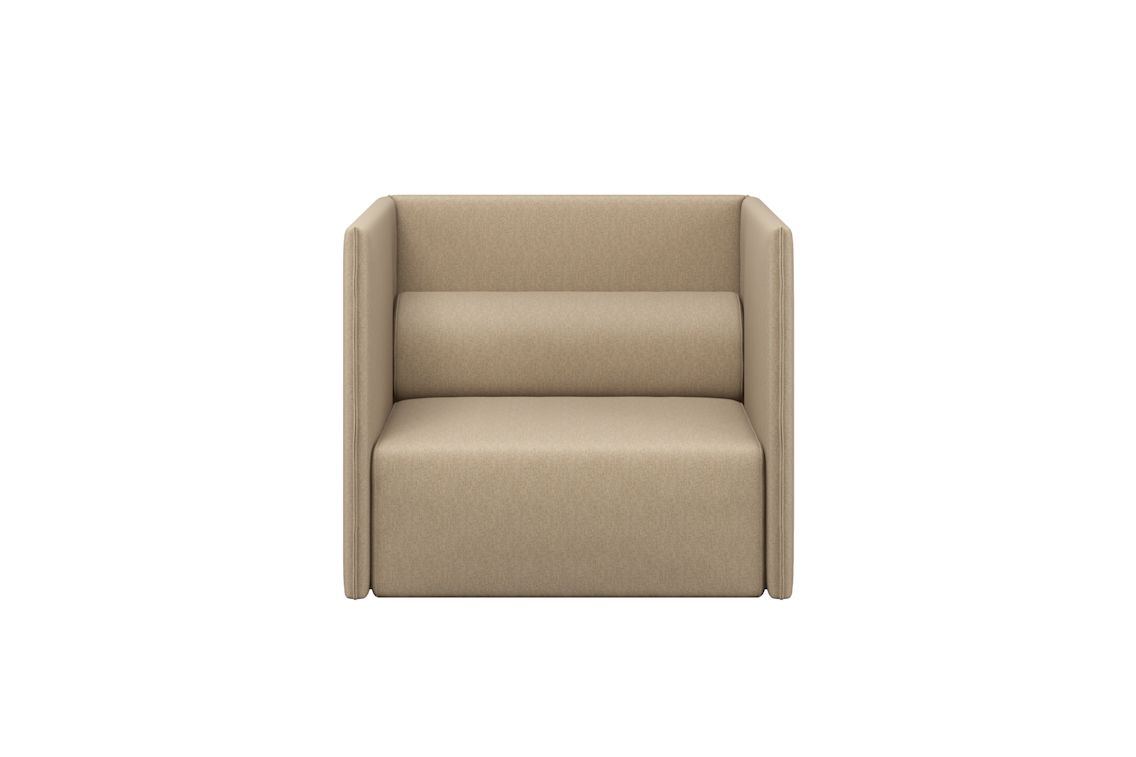 Palo Block Single-seater Medium Back, Beige, Art. no. 31418 (image 1)