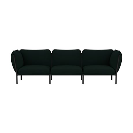 Kumo 3-seater Sofa with Armrests, Pine
