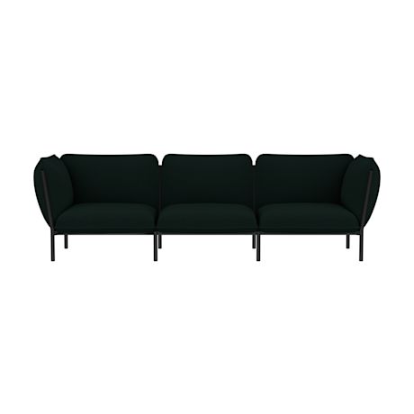 Kumo 3-seater Sofa with Armrests, Pine