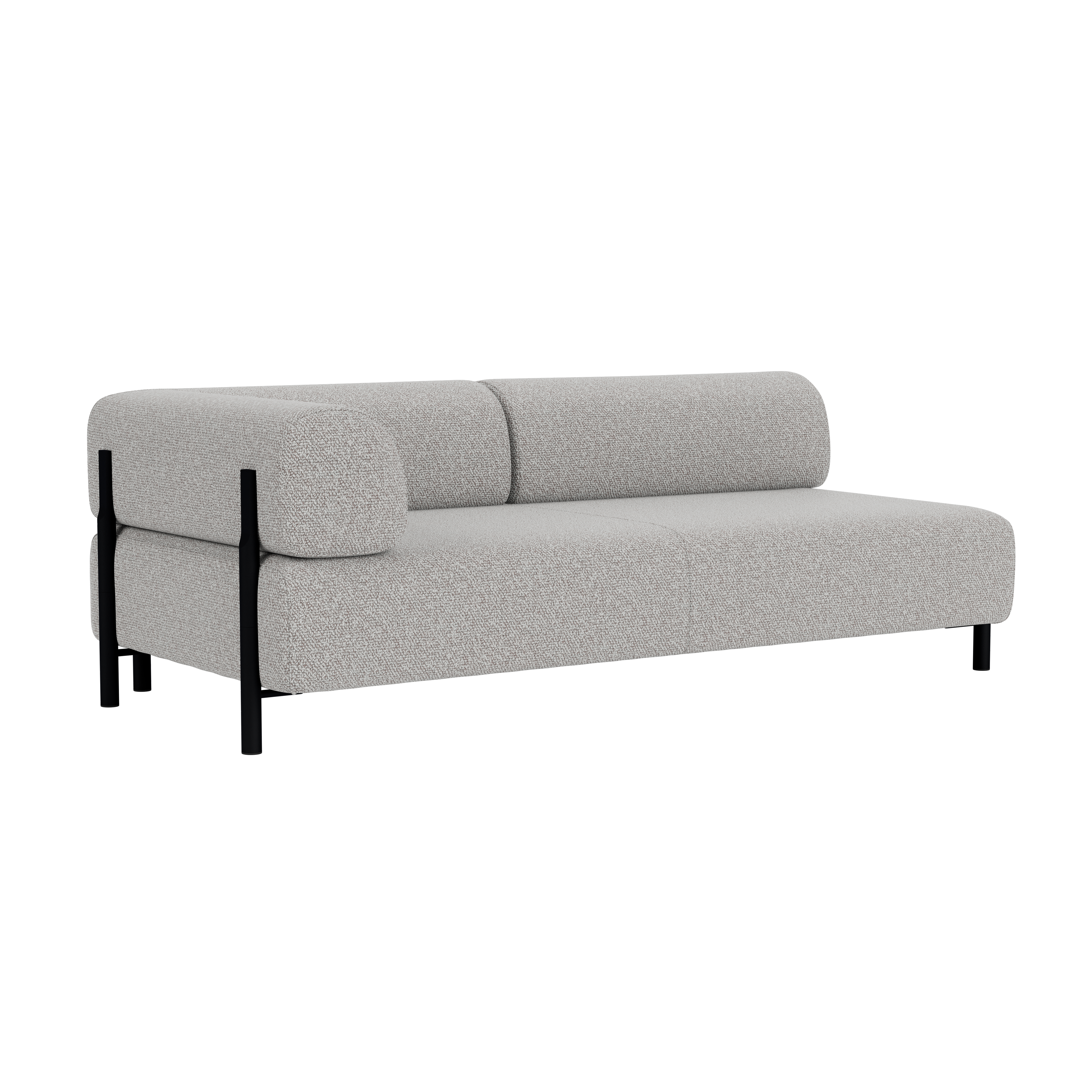 Palo 2-seater Sofa Chaise Left, Storr 612/Black, Art. no. 90779 (image 1)