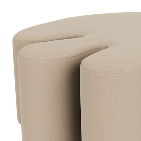 Palma Pouf Large, Steelcut 3 0240