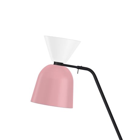 Alphabeta Floor Lamp, White / Light Pink
