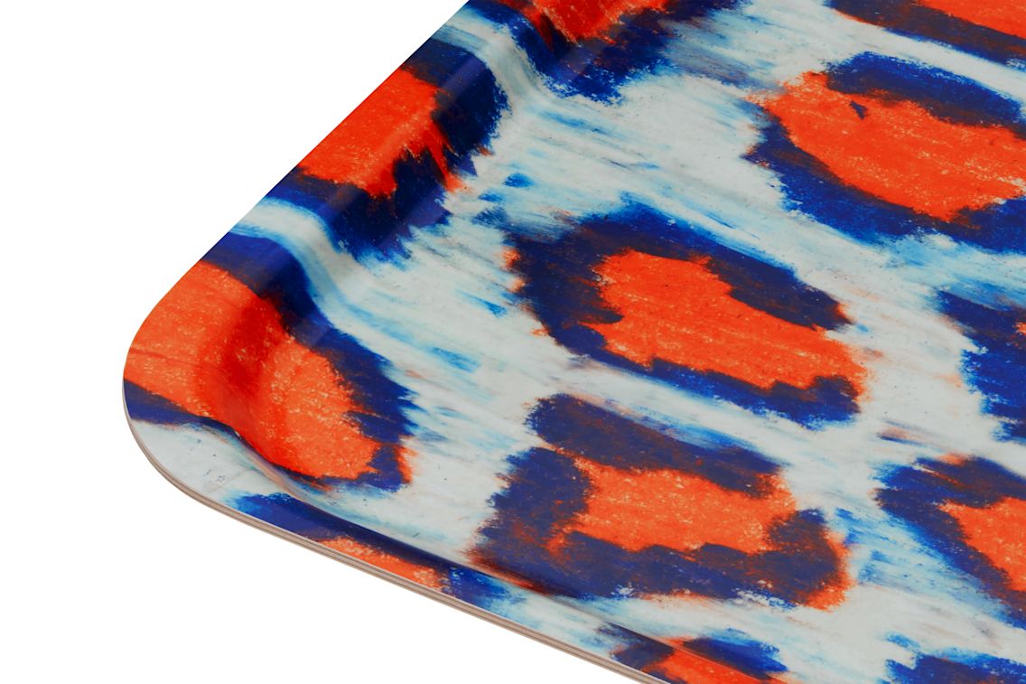 Monster Rectangular Tray Medium, Coral / White / Ultramarine Blue, Art. no. 31431 (image 2)