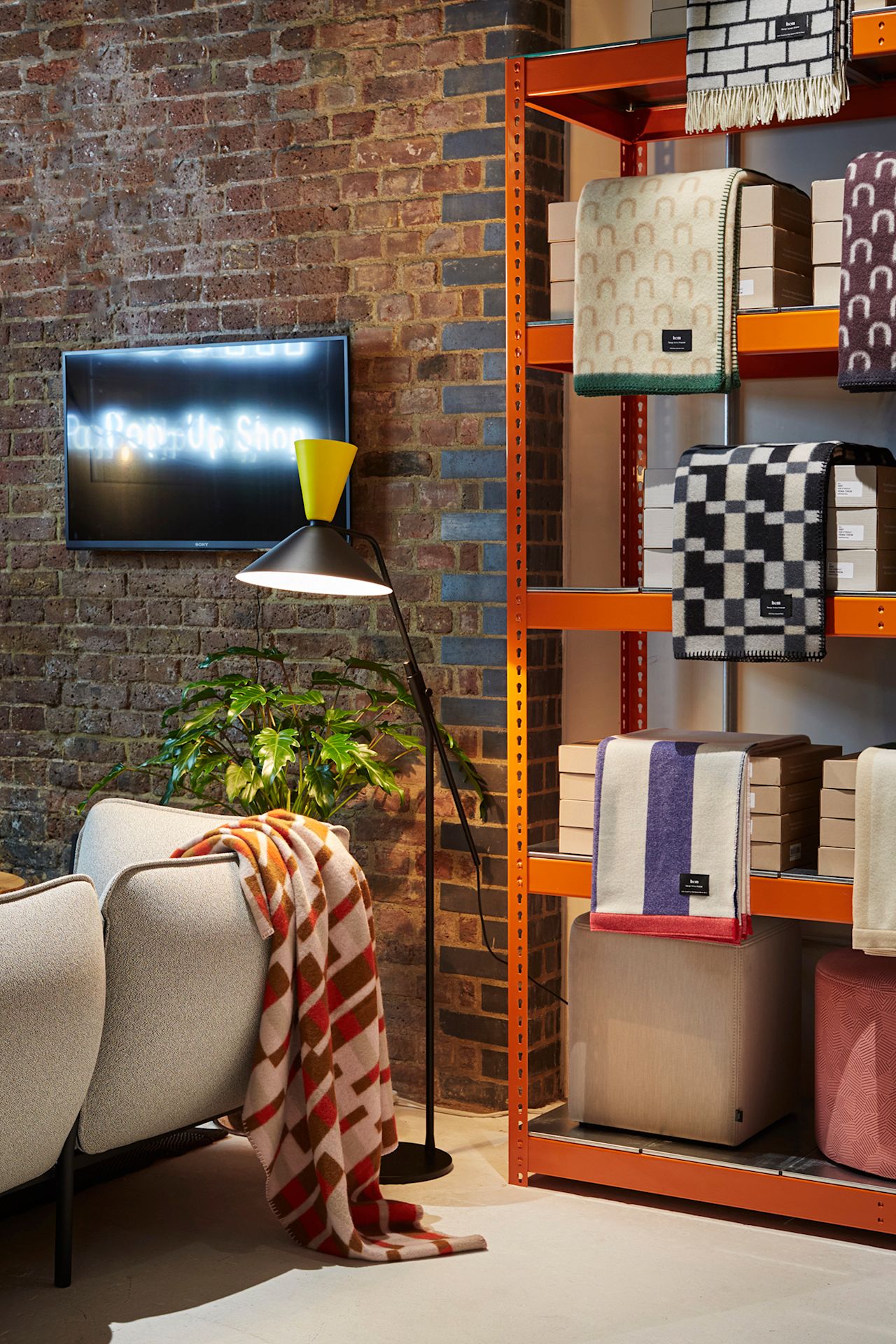 An editorial image from Hem's pop-up shop in London.