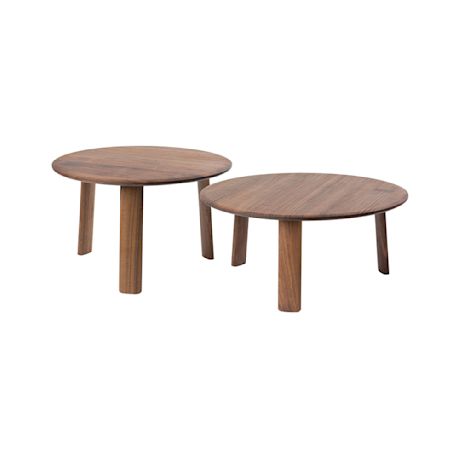 Alle Coffee Coffee Table Medium + Large, Walnut