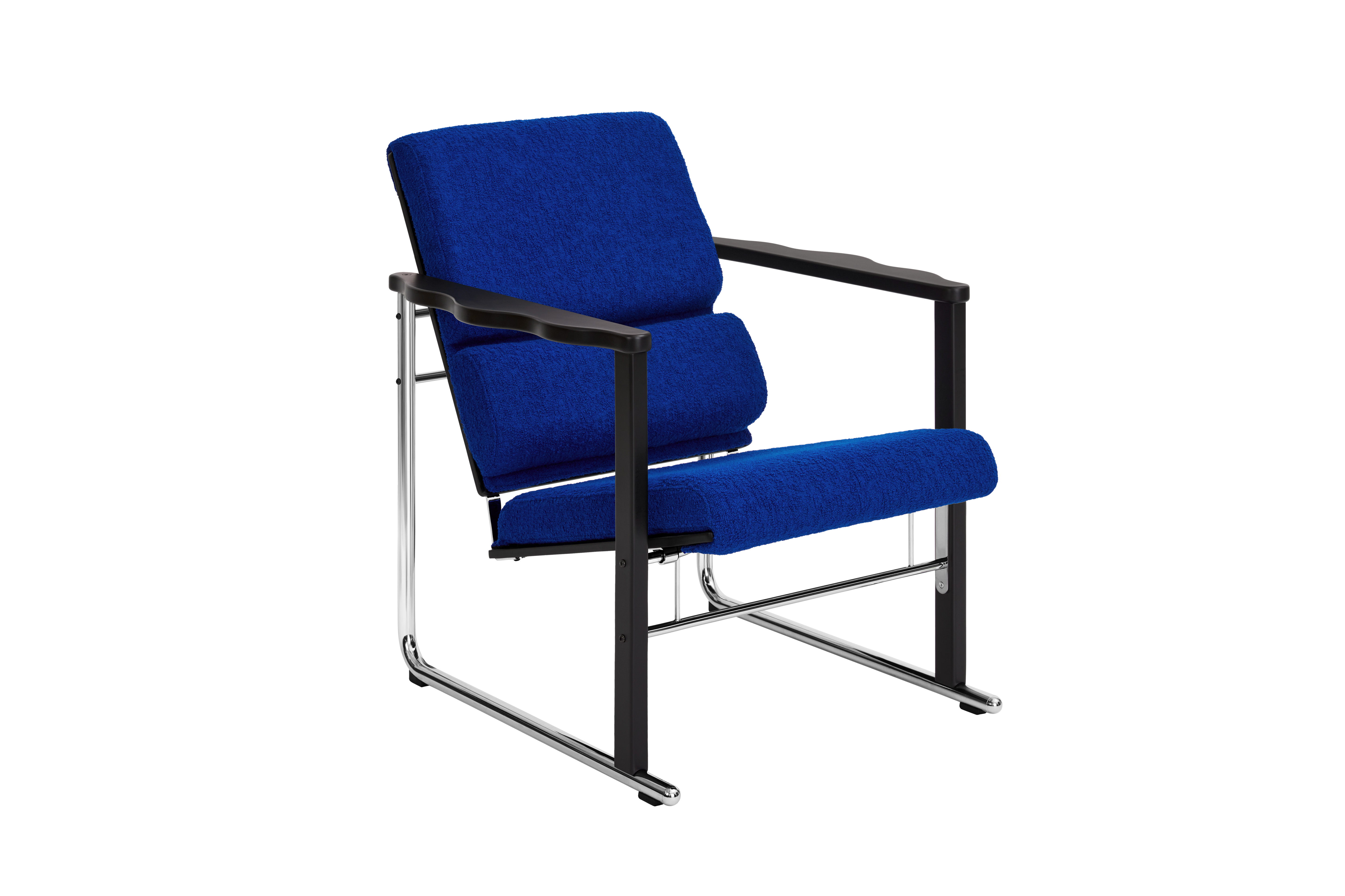 Experiment Lounge Chair, 502 / Black / Ultramarine, Art. no. 30944 (image 1)