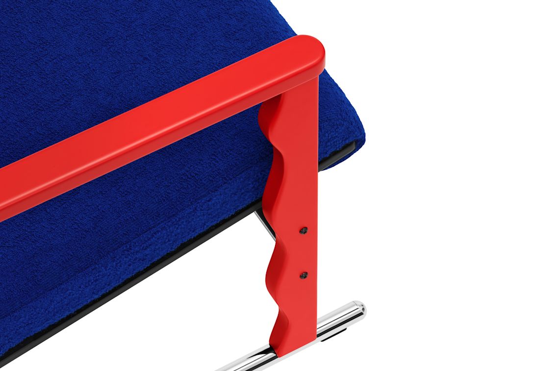 Experiment Lounge Chair, 503 / Red / Ultramarine, Art. no. 30952 (image 6)
