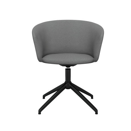 Kendo Swivel Chair 4-star Return, Grey / Black (UK)