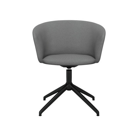 Kendo Swivel Chair 4-star Return, Grey / Black