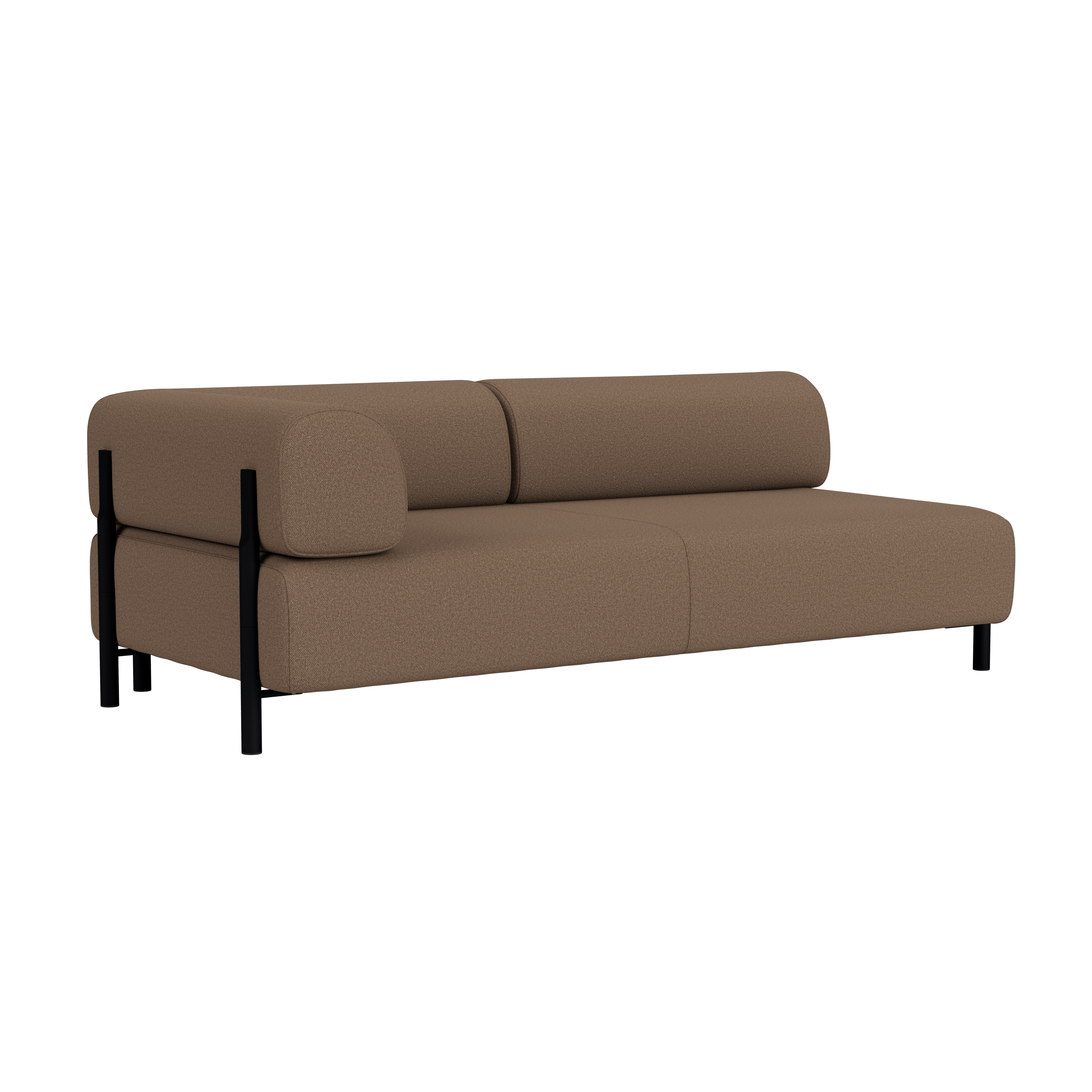 2-seater Sofa Chaise Left, Autumn 361/Black 