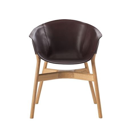 Pocket Armchair, Brown / Natural