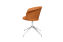Kendo Swivel Chair 4-star Return, Cognac Leather / Polished (UK), Art. no. 20522 (image 3)