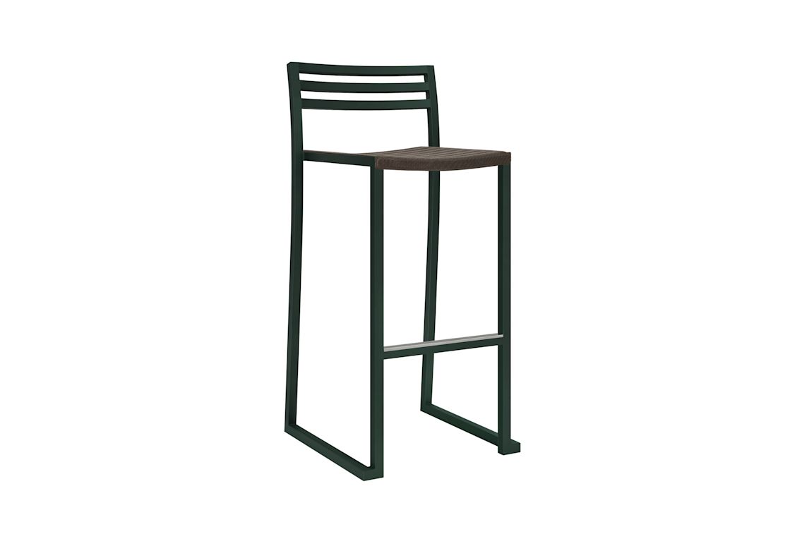 Chop Bar Chair, Black Green, Art. no. 31307 (image 6)