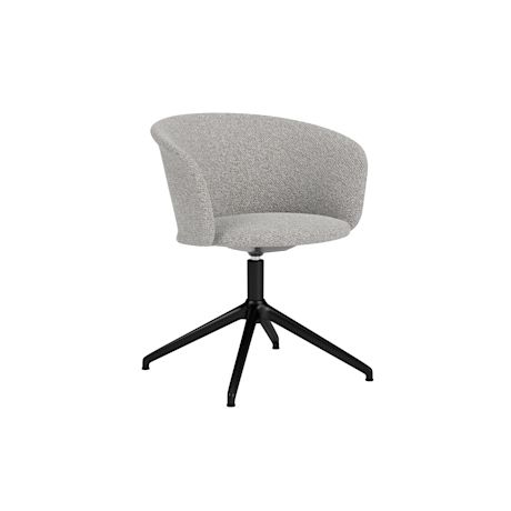Kendo Swivel Chair 4-star Return, Storr 612/Black (UK)