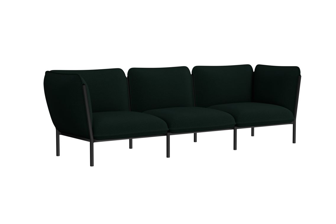 Kumo 3-seater Sofa with Armrests, Pine, Art. no. 30688 (image 2)