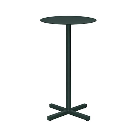 Chop Bar Table Round, Black Green