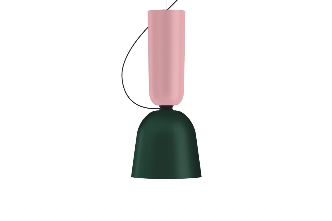 Alphabeta Pendant Uno, Light Pink / Black Green, Art. no. 20437 (image 1)