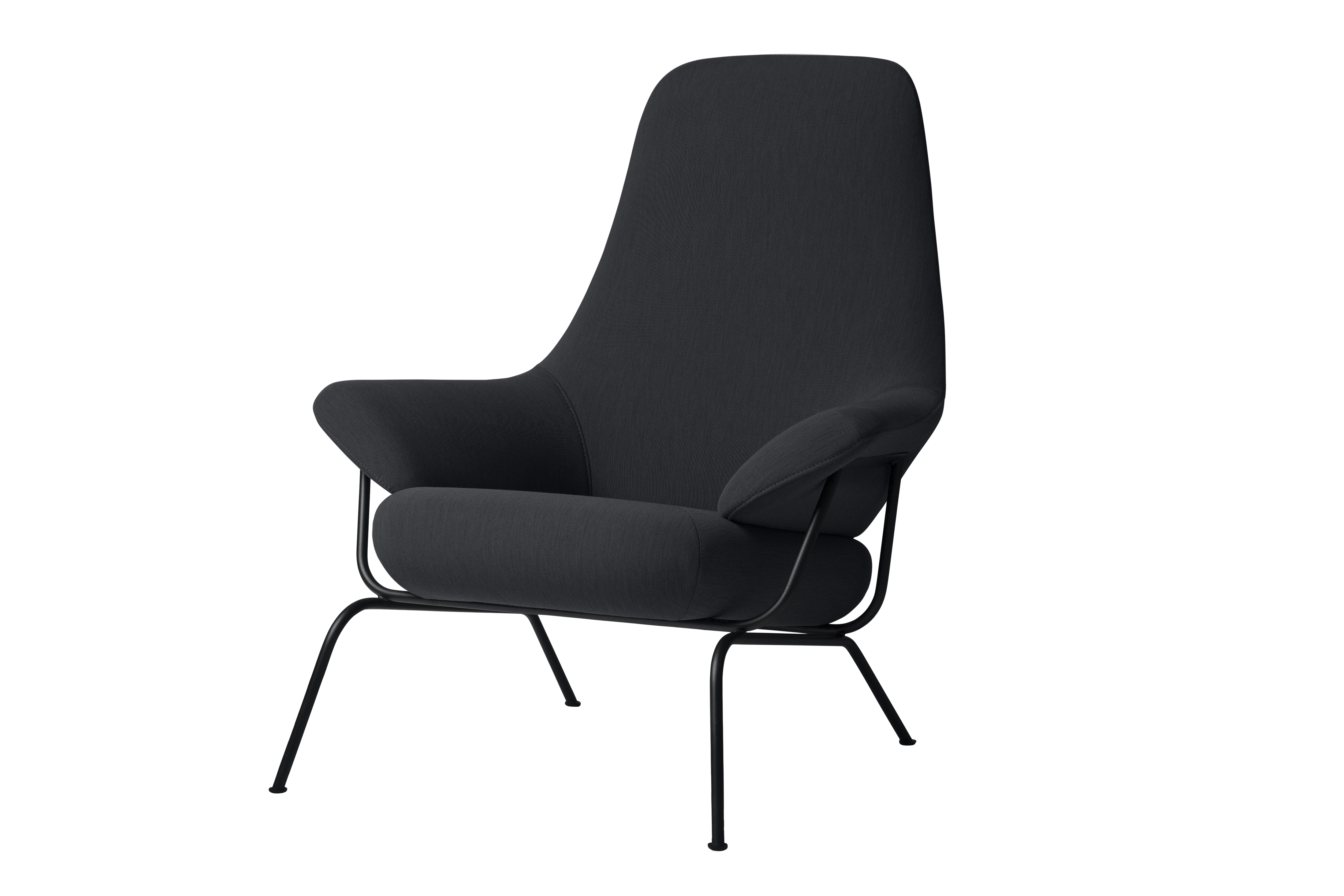 Hai Lounge Chair, Charcoal — Hem
