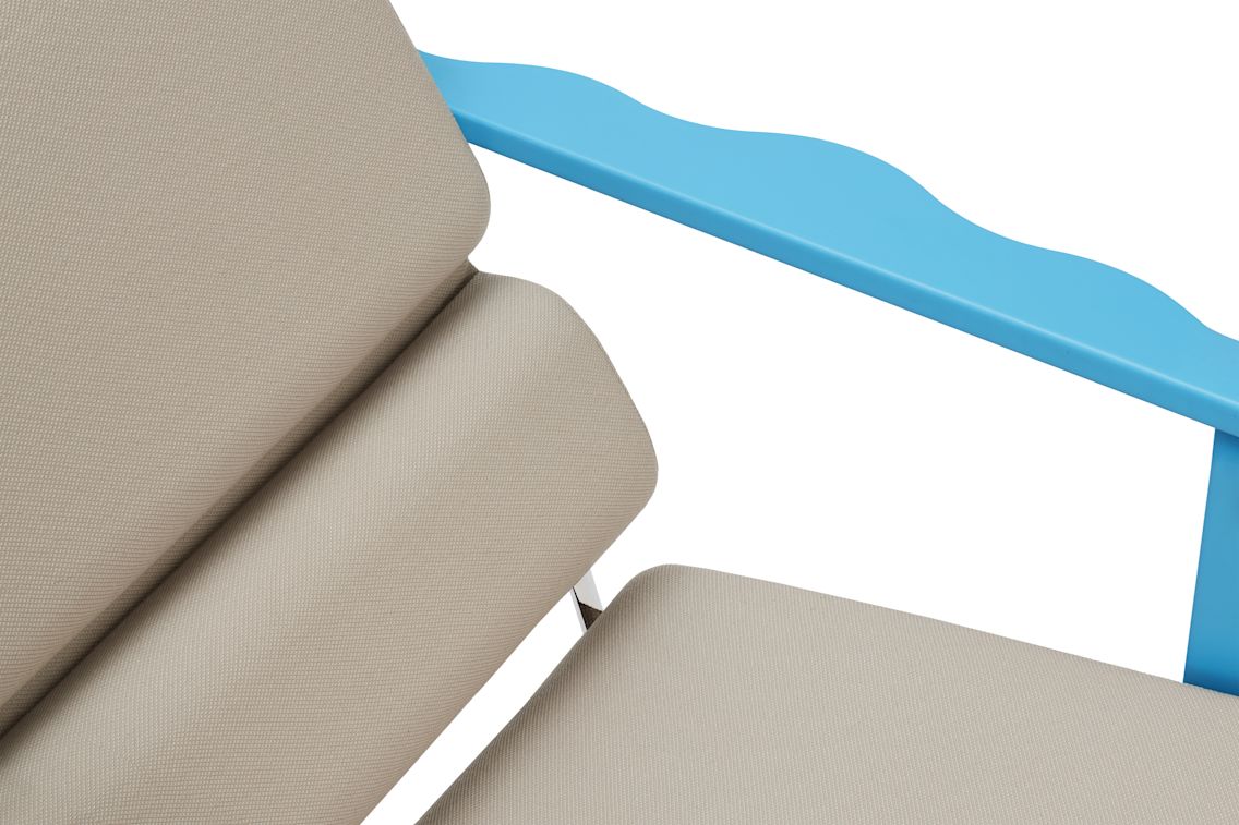 Experiment Lounge Chair, 502 / Blue / Light Beige, Art. no. 30945 (image 5)