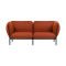 2-seater Sofa with Armrests