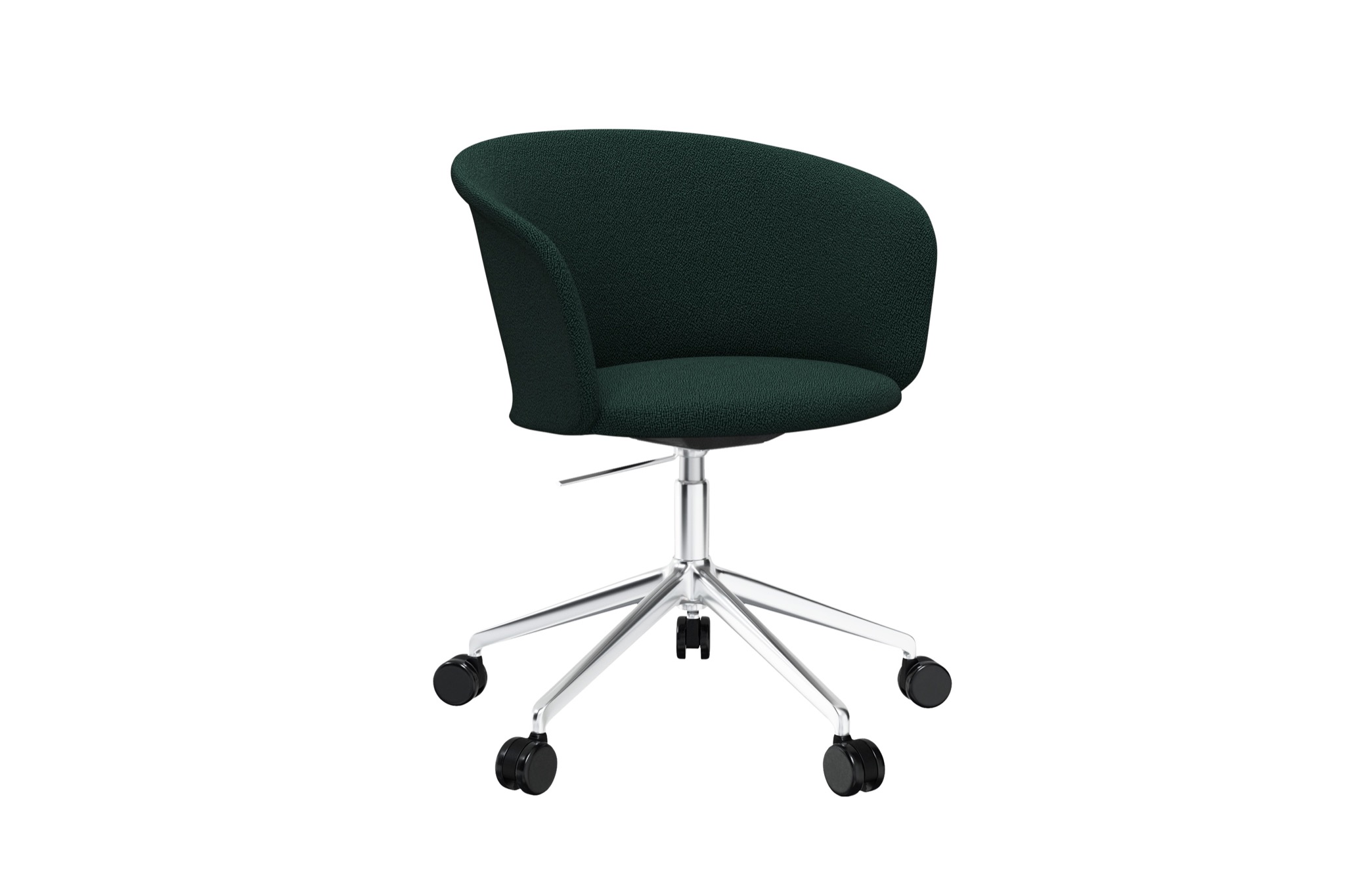 Kendo Swivel Chair 5-star Castors, Pine / Polished, Art. no. 20458 (image 1)