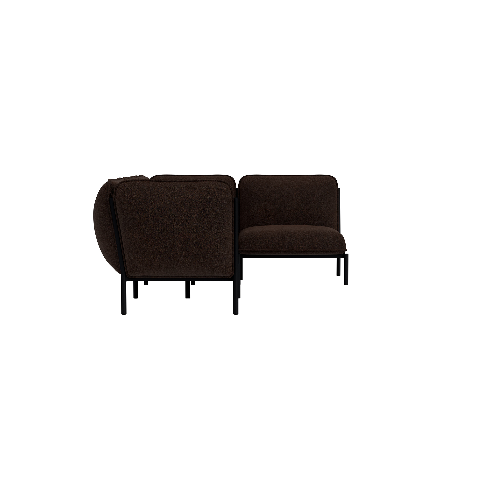 Kumo Corner Sofa Right with Armrest, Sera Rosewood, Art. no. 95670 (image 5)