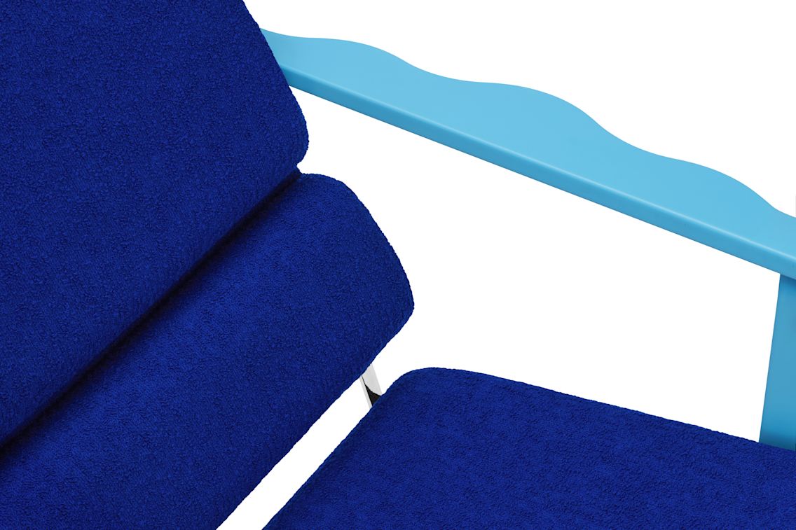 Experiment Lounge Chair, 502 / Blue / Ultramarine, Art. no. 30948 (image 5)
