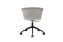 Kendo Swivel Chair 5-star Castors, Porcelain / Black (UK), Art. no. 20514 (image 4)