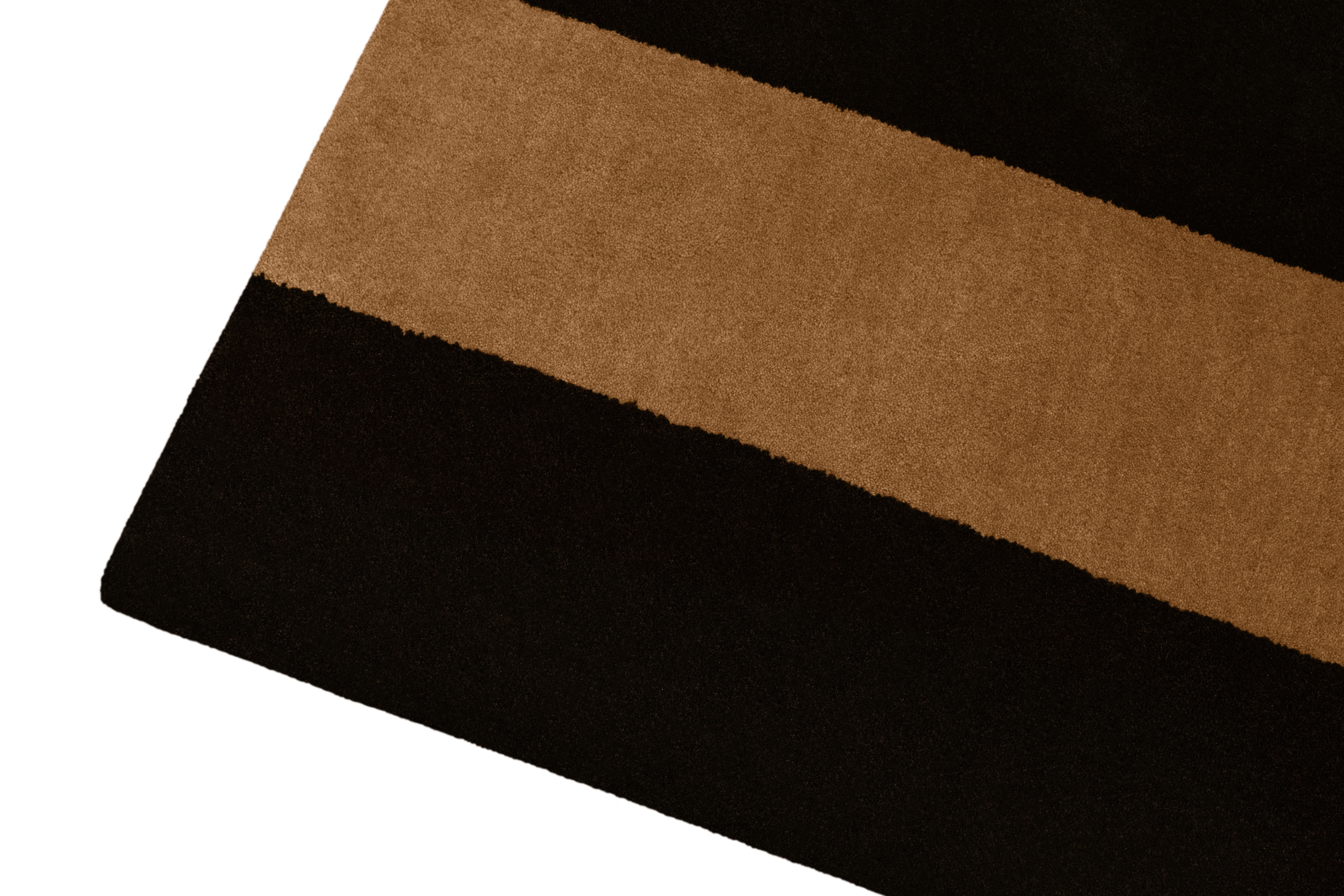 Pattern Rug Large, Black / Beige Stripe, Art. no. 31361 (image 2)