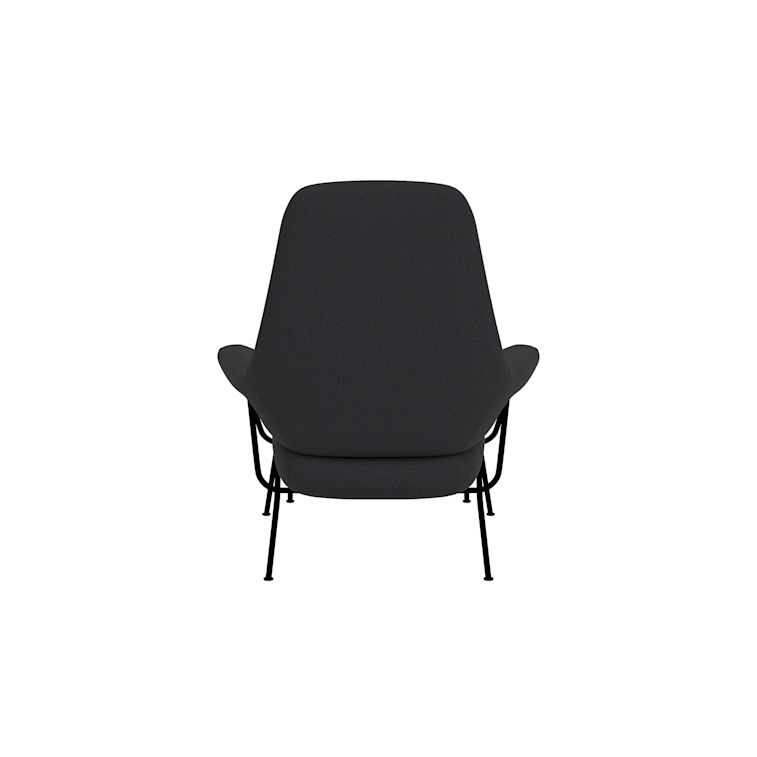 Hai Lounge Chair + Ottoman, Cura 60019/Black, Art. no. 31961 (image 4)